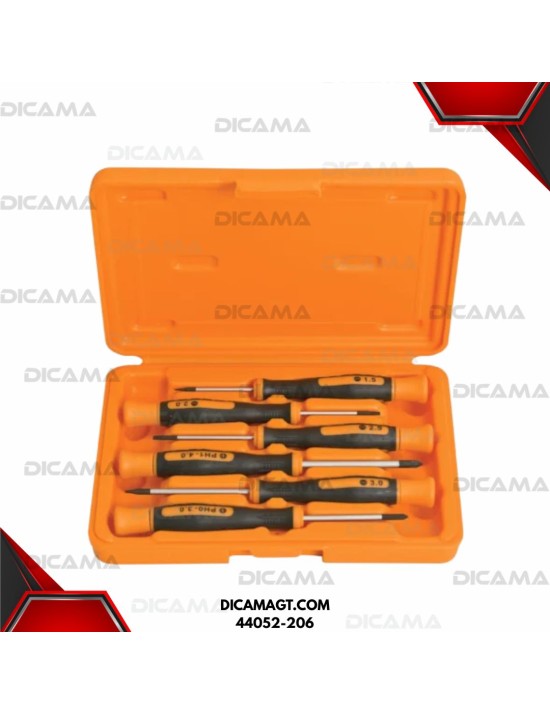 DESARMADOR JGO 6 PZS PARA ELECTRONICA TRAMONTINA 44052-206