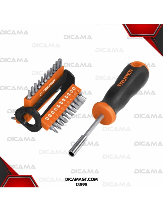 DESARMADOR JGO 33 PZS MULTIPUNTAS TRUPER 13595