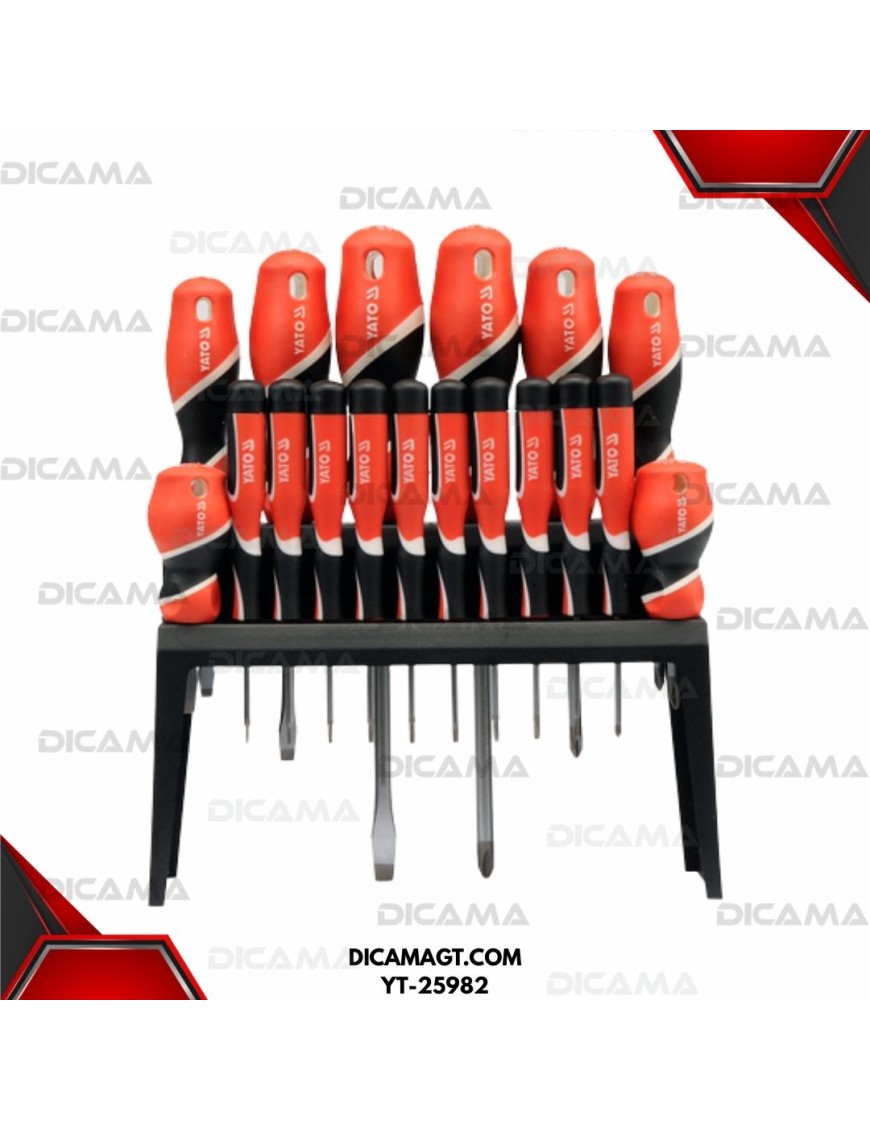 DESARMADOR JGO 18 PZS YATO YT-25982