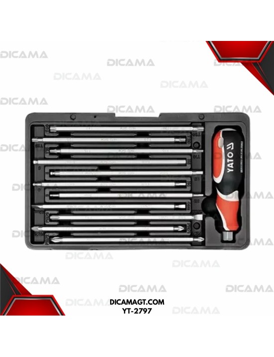 DESARMADOR JGO 22 PZS EN 1 SET YATO YT-2797