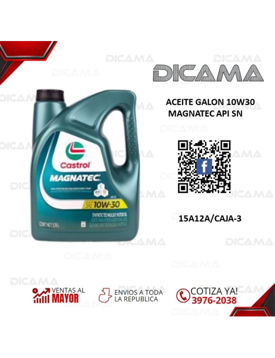 ACEITE GALON 10W30 MAGNATEC API SN