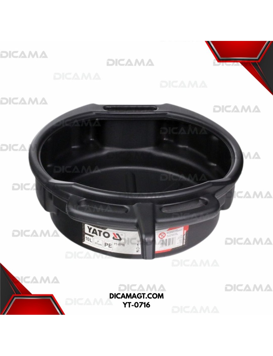 BANDEJA PARA CAMBIO DE ACEITE DE 10  LTOS 14 1/2 YATO YT-0716