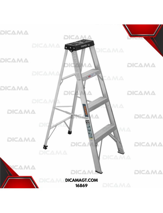 ESCALERA ALUMINIO DE TIJERA 3 ESCALONES TRUPER 16741