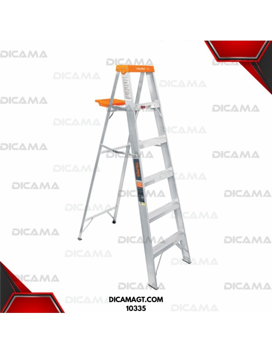 ESCALERA ALUMINIO DE TIJERA 5 ESCALONES TRUPER 10335