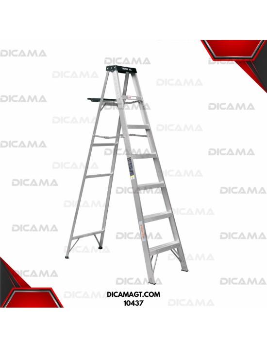 ESCALERA ALUMINIO DE TIJERA 6 ESCALONES TRUPER 10437