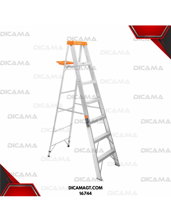 ESCALERA ALUMINIO DE TIJERA 6 ESCALONES TRUPER 16744