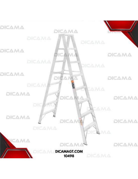 ESCALERA ALUMINIO DE TIJERA 7 ESCALONES DOBLE TRUPER 10498