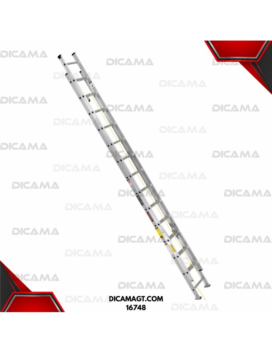 ESCALERA ALUMINIO EXTENSION 28 ESCALONES TRUPER 16748