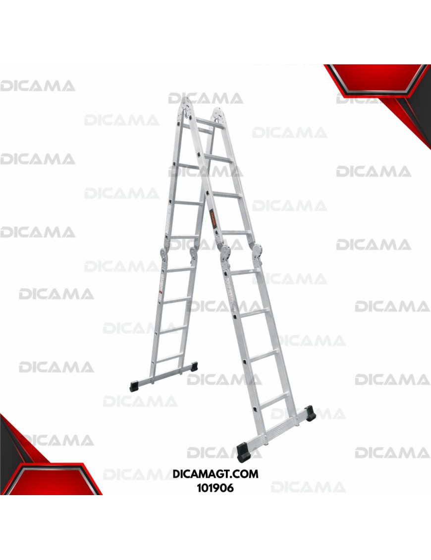 ESCALERA ALUMINIO DE MULTIPOSICION 16 ESCALONES TRUPER 101906