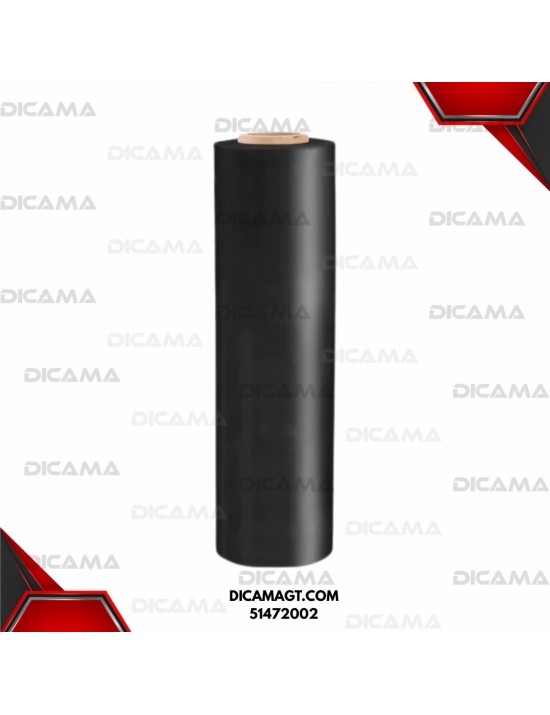 ROLLO STRECH FILM NEGRO CALIBRE 60, 18 ANCHO, 800 FT LAR 51472002