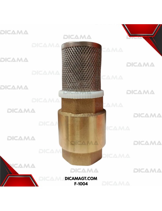 VALVULA DE PIE 1 BRONCE BBT F-1004