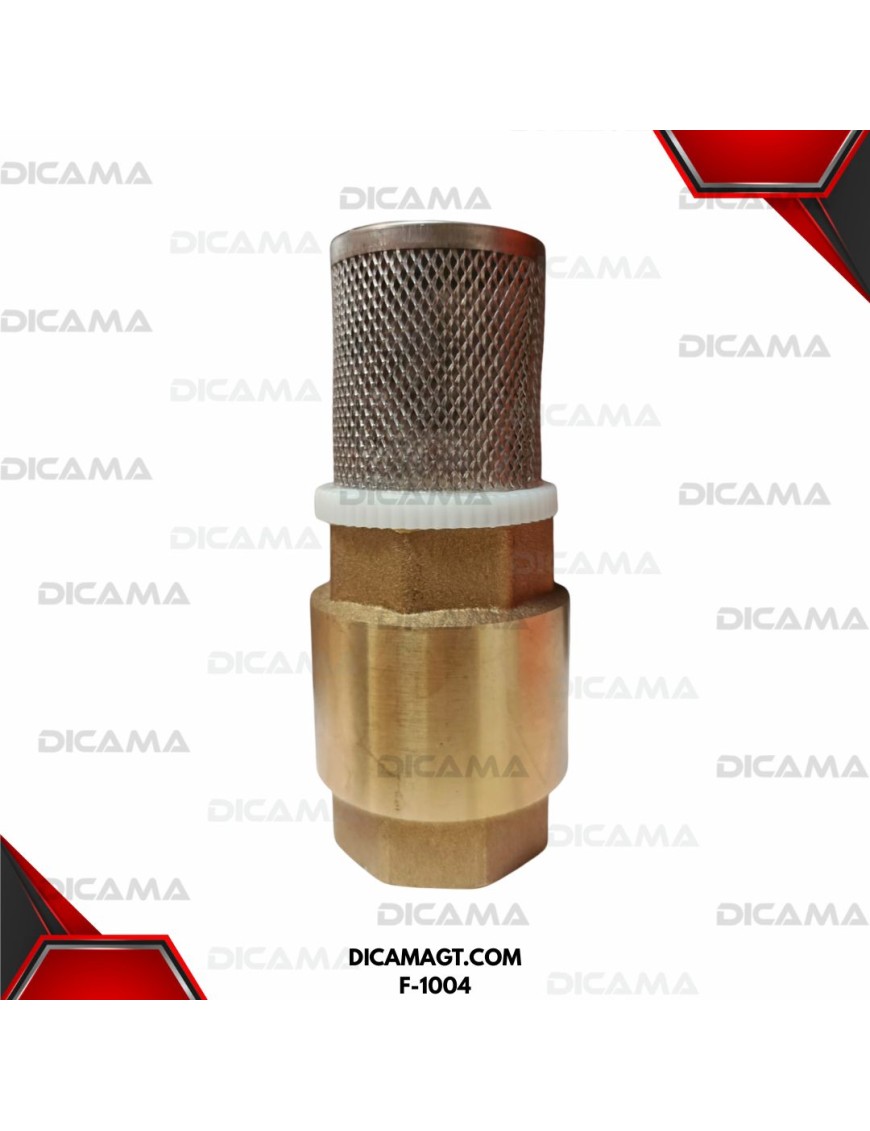 VALVULA DE PIE 1 BRONCE BBT F-1004