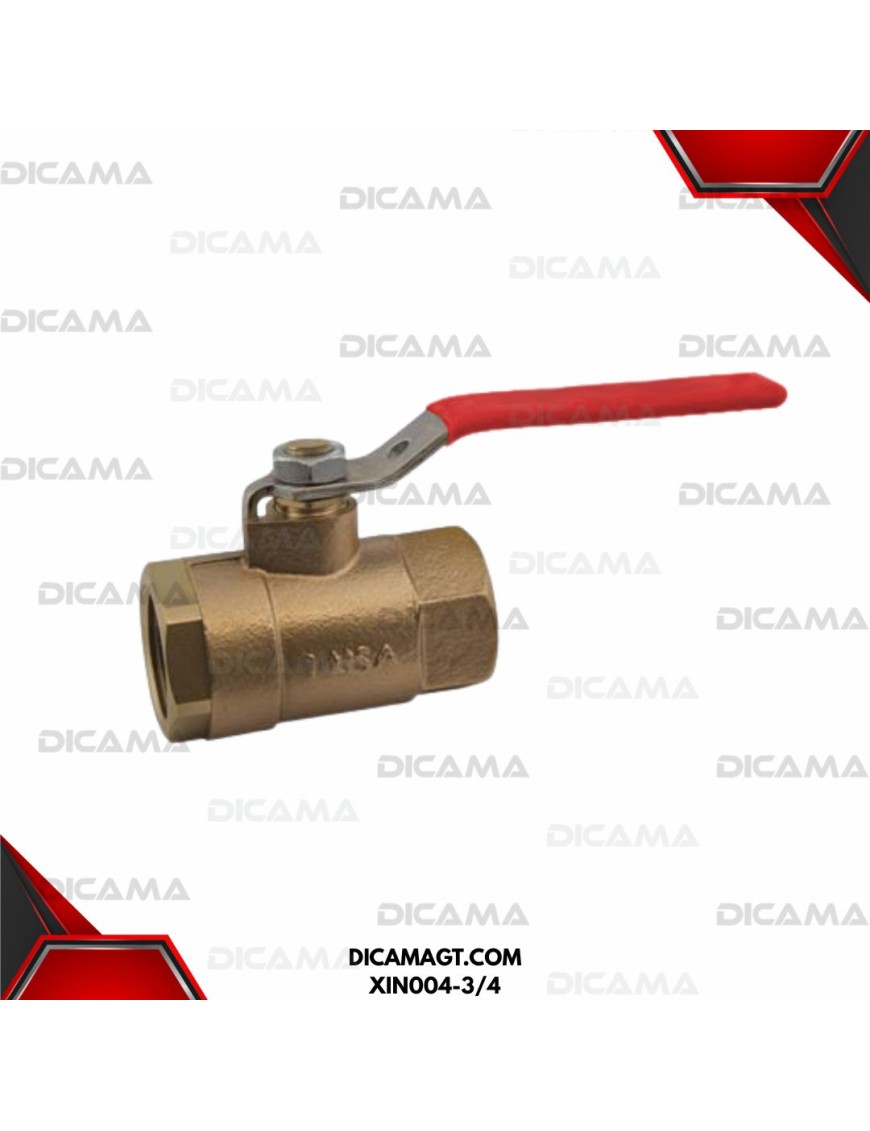 VALVULA DE PASO 3/4 NPT BBT XIN004-3/4