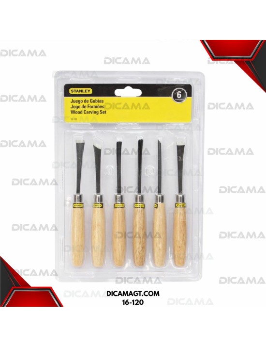 GURVIAS JUEGO 6PCS H55 STANLEY 16-120