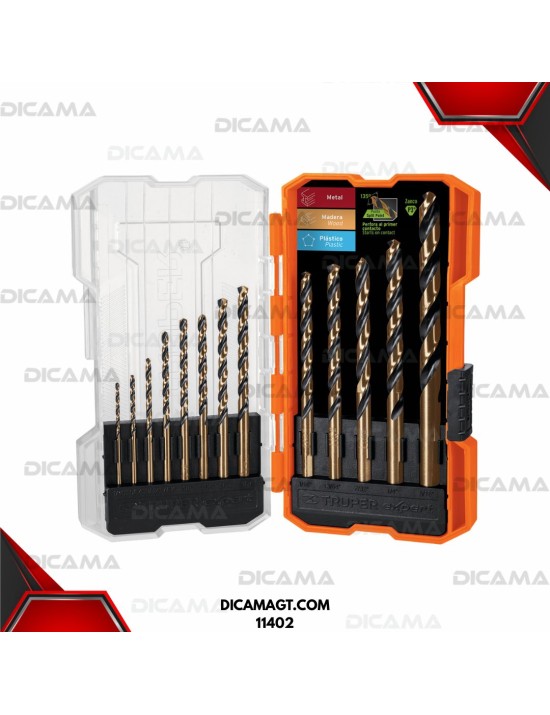 BROCAS JUEGO 13 PZAS HSS 5% COBALTO TRUPER 11402