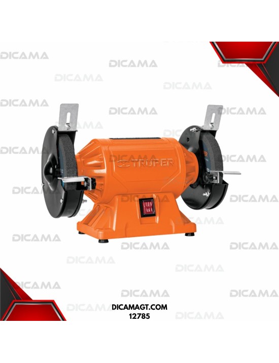 ESMERIL DE BANCO 6 1/2 HP MOTOR 350WATTS TRUPER 12785