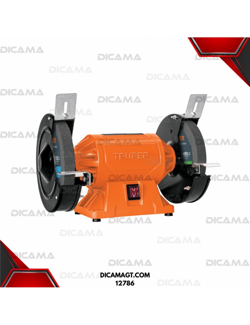 ESMERIL DE BANCO DE 8 DE 3/4 HP TRUPER 12786