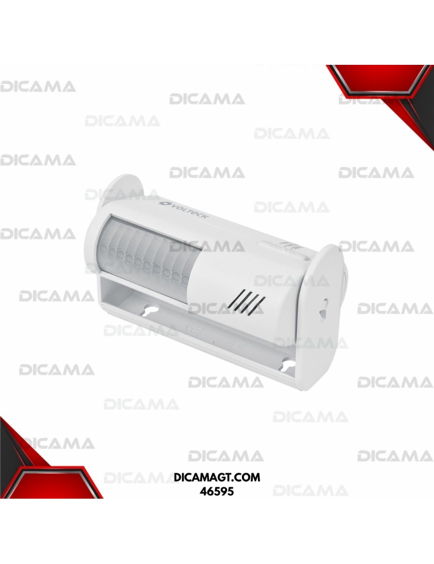 SENSOR DE MOVIMEINTO CON ALARMA Y TIMBRE VOLTECK 46595