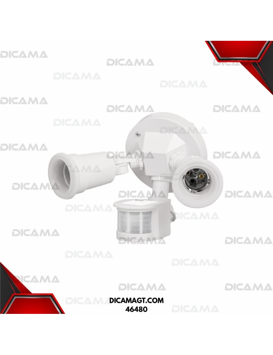 LUMINARIO INTEMPERIE 300W SENSOR BLANCO VOLTECK 46480