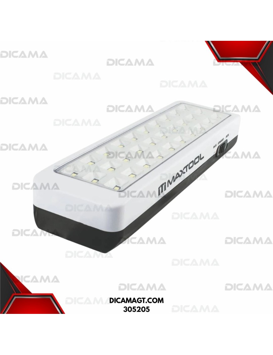 LAMPARA DE EMERGENCIA DE 30 LEDS MAXTOOL MAXTOOL 305205