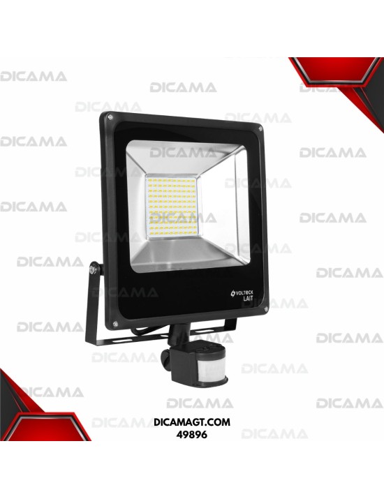 REFLECTOR LED 50 WATTS ALTA INTENSIDAD CON SENSOR DE MOVIMIENTO TRUPER 49896