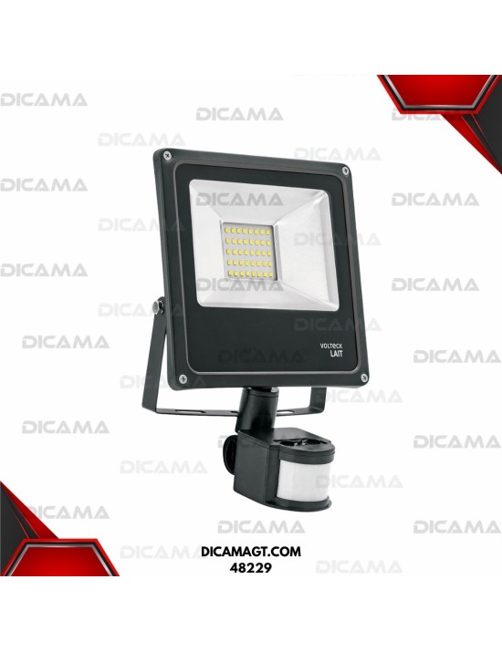 REFLECTOR LED 20 W ALTA INTENSIDAD CON SENSOR DE MOVIMIENTO TRUPER 48229