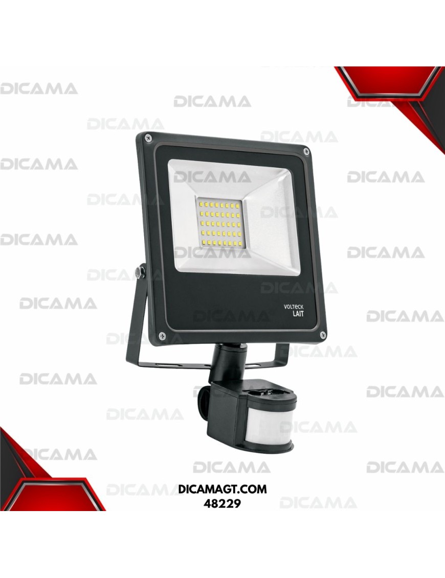 REFLECTOR LED 20 W ALTA INTENSIDAD CON SENSOR DE MOVIMIENTO TRUPER 48229