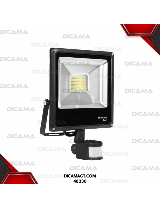 REFLECTOR LED 30 W ALTA INTENSIDAD CON SENSOR DE MOVIMIENTO TRUPER 48230