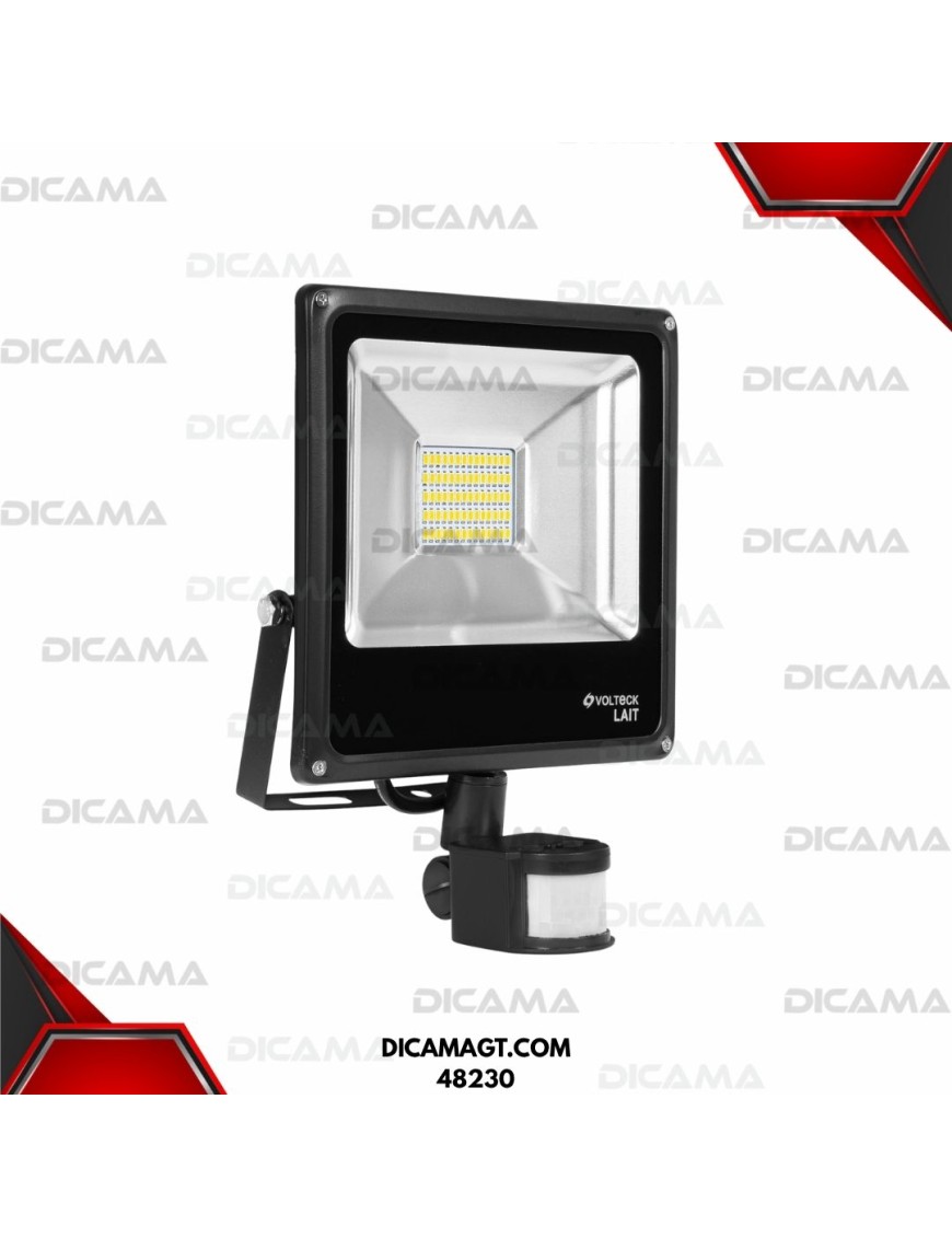 REFLECTOR LED 30 W ALTA INTENSIDAD CON SENSOR DE MOVIMIENTO TRUPER 48230