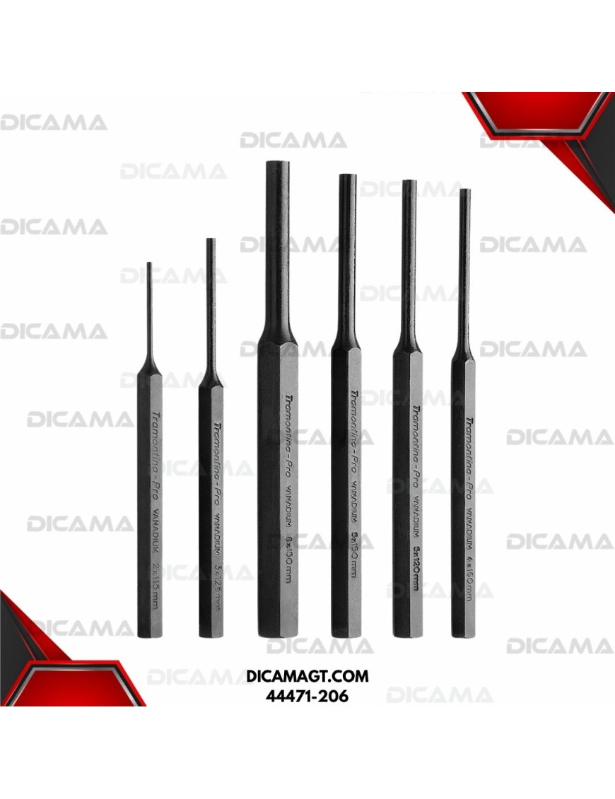 CINCELES 6PCS 2-8MM TRAMONTINA 44471-206