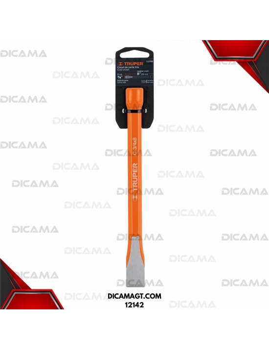 CINCEL DE CORTE FRIO DE 3/4 X 8 TRUPER 12142