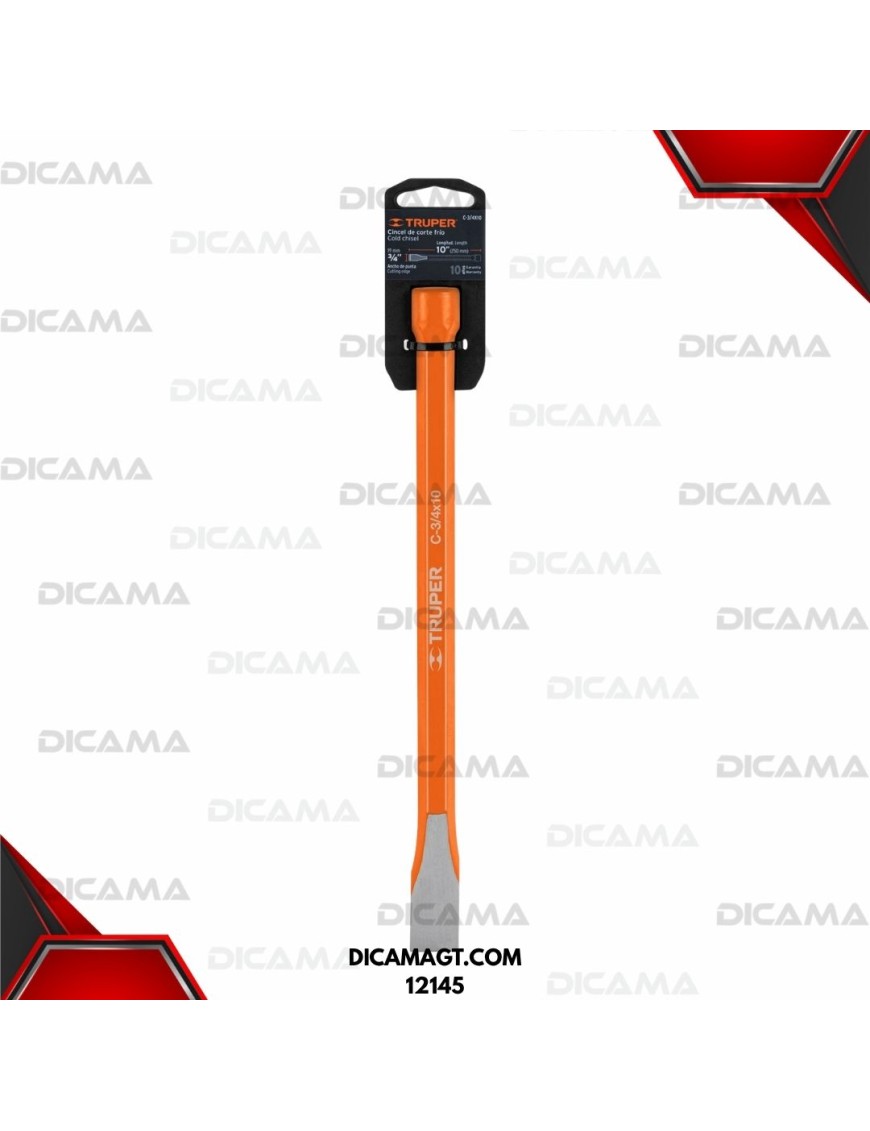 CINCEL DE CORTE FRIO DE 3/4 X 10 TRUPER 12145