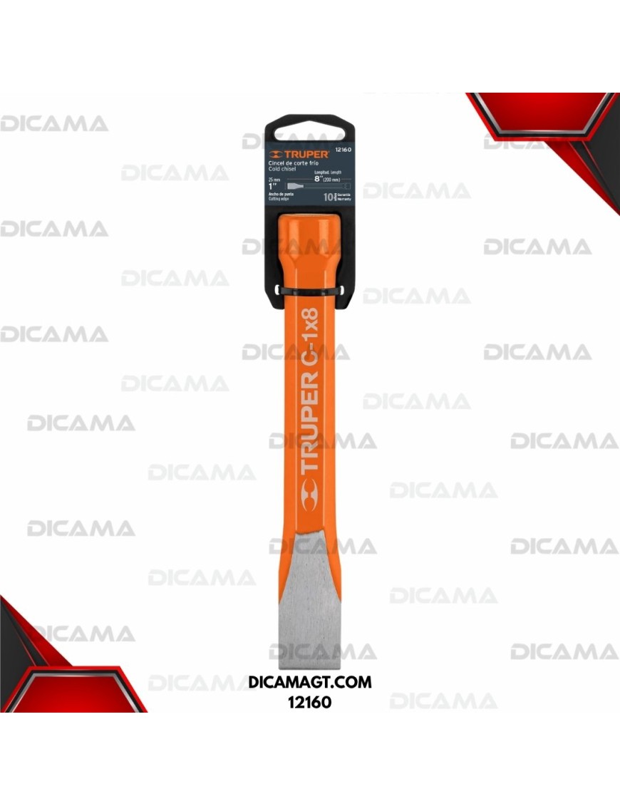 CINCEL DE CORTE FRÍO DE 1 X 8 TRUPER 12160
