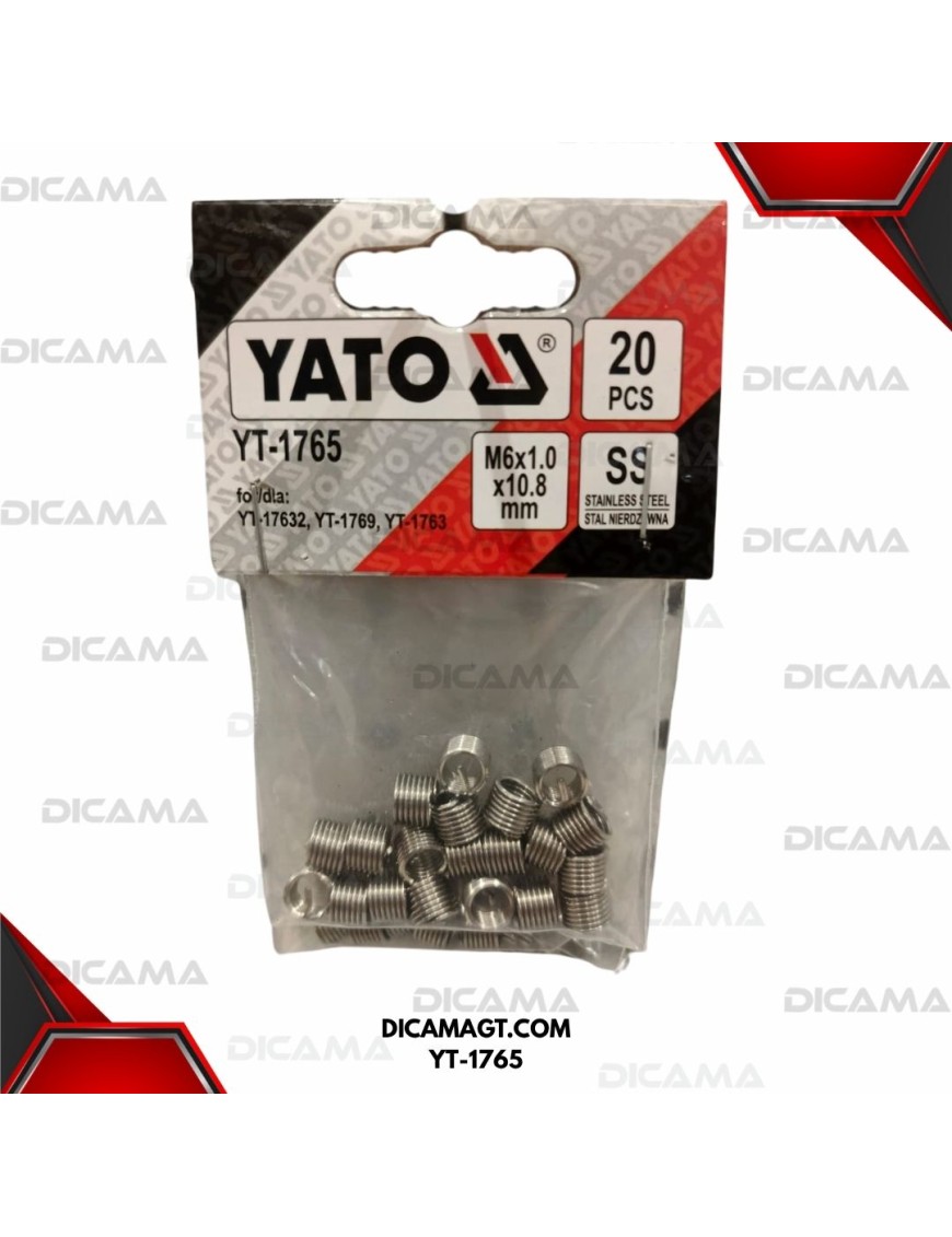 REPARADOR DE ROSCAS (M6X1.0X10.8MM) YATO YT-1765