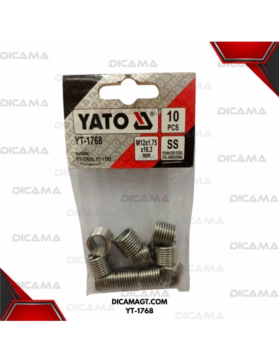 REPARADOR DE ROSCAS   (M12X1.75X16.3MM) YATO YT-1768