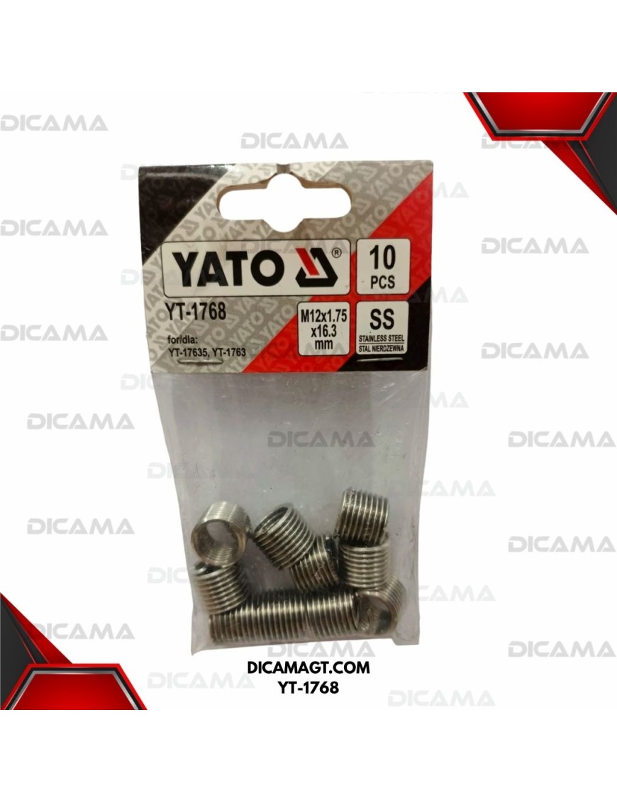 REPARADOR DE ROSCAS   (M12X1.75X16.3MM) YATO YT-1768