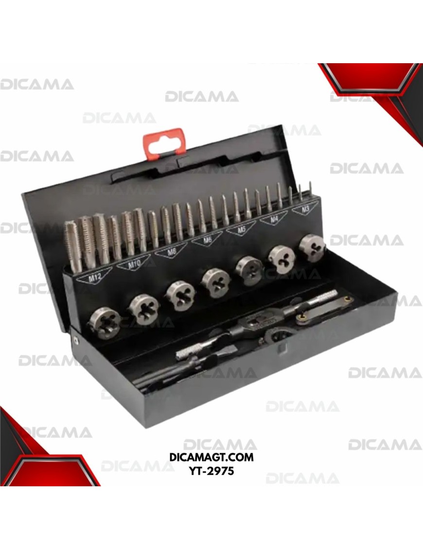 MACHUELOS Y TARRAJAS M3-M12 32PCS YATO YT-2975