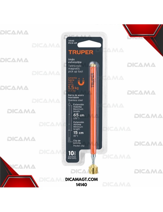 IMAN TELESCOPICO T/DESARMADO LONG16-3/4 TRUPER 14140