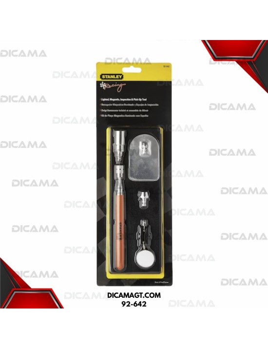 HERRAMIENTA MAGNETICA ILUMINIDA CON ESPEJO STANLEY 92-642