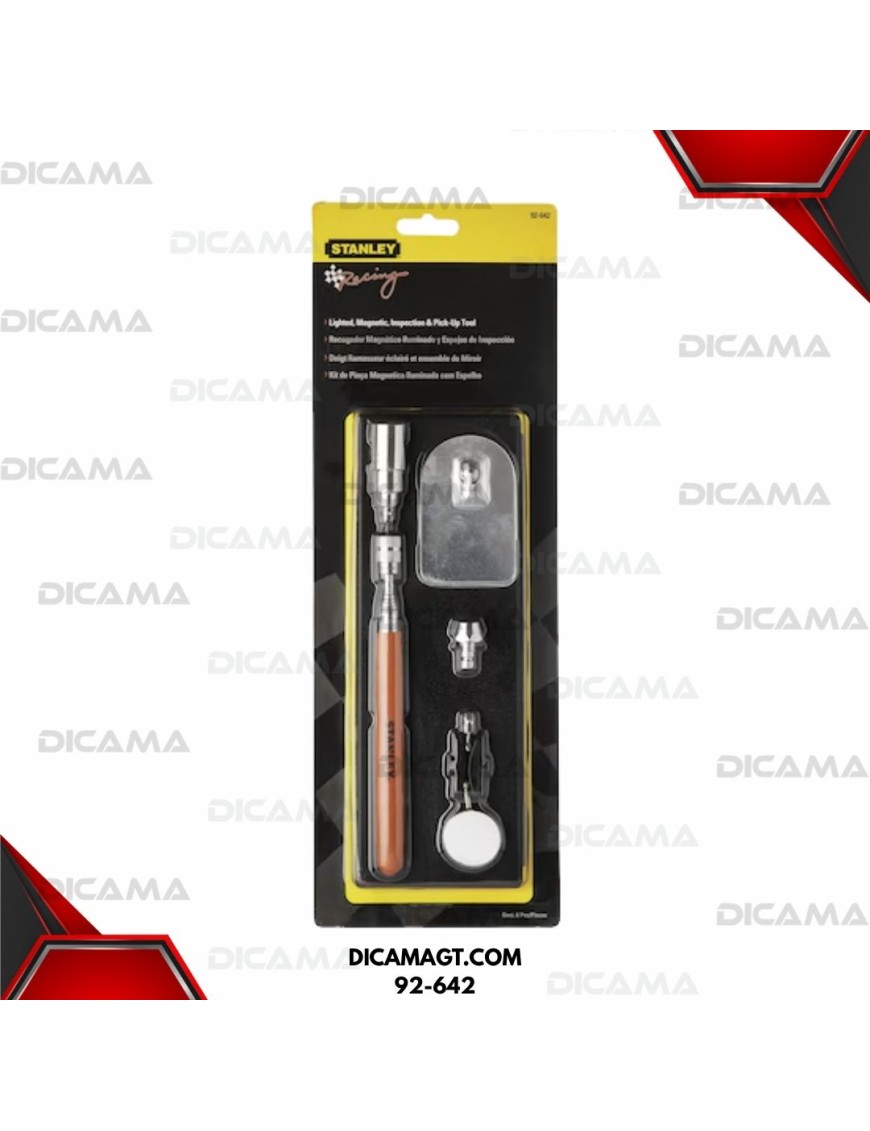 HERRAMIENTA MAGNETICA ILUMINIDA CON ESPEJO STANLEY 92-642
