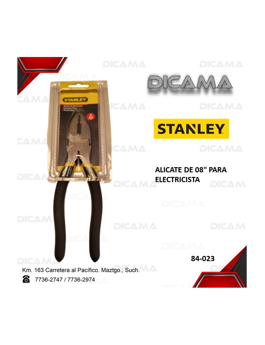 ALICATE 8" ELECTRICISTA