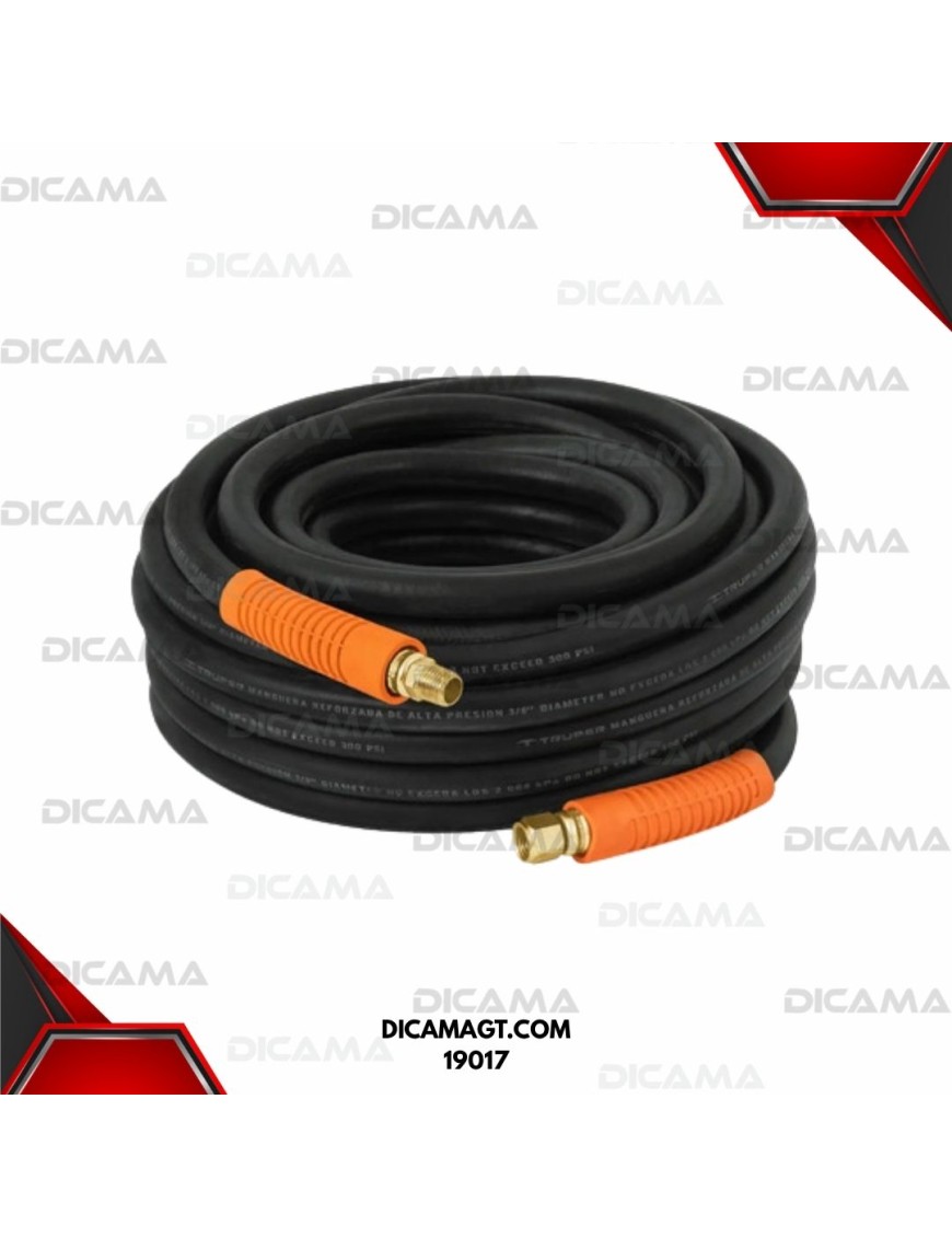 MANGUERA AIRE 3/8X15 METROS 300 PSI TRUPER 19017