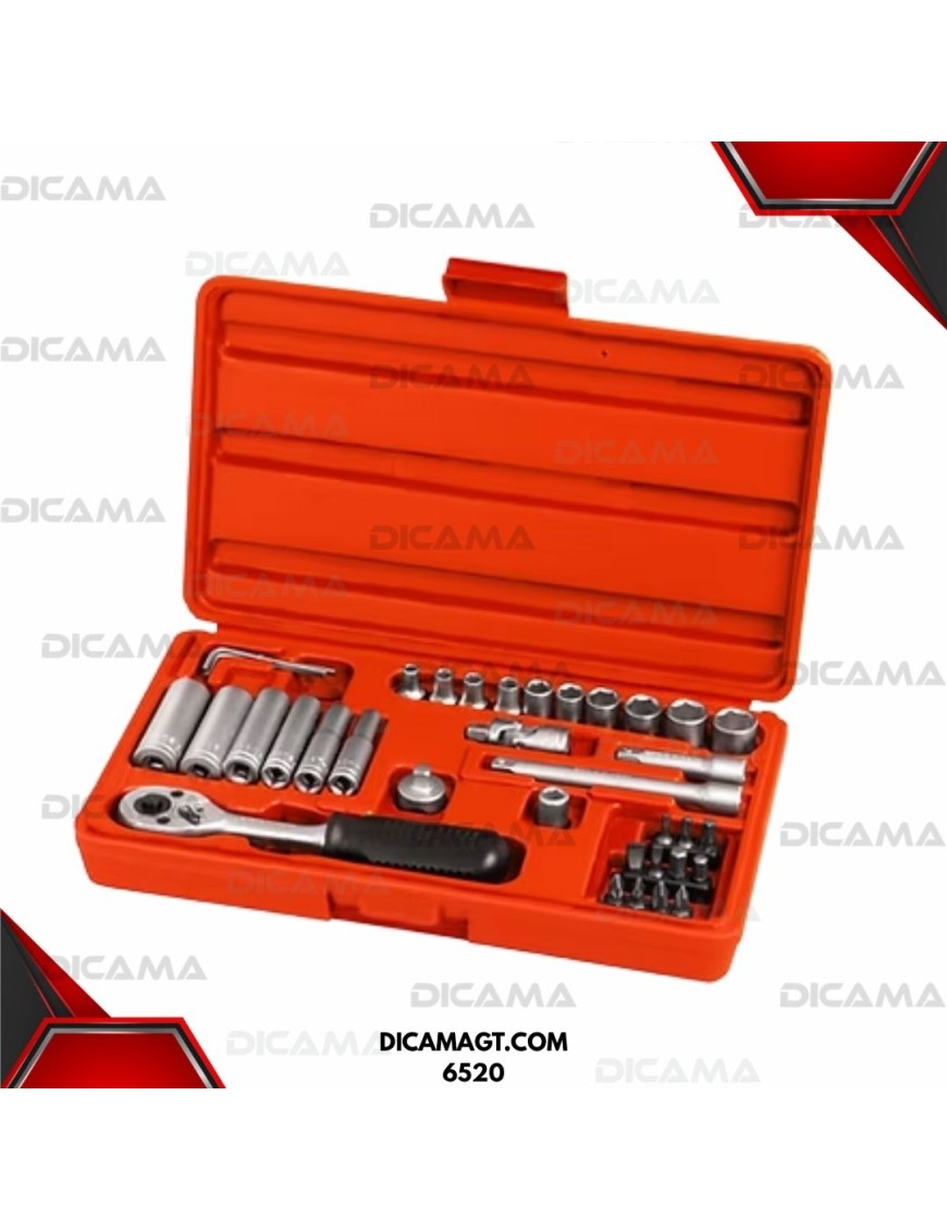 COPAS JUEGO RAIZ 1/4 36 PZAS   MM EXTOL 6520