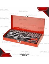 COPAS JUEGO RAIZ 1/4 45 PZAS MM/SAE EXTOL 8818360
