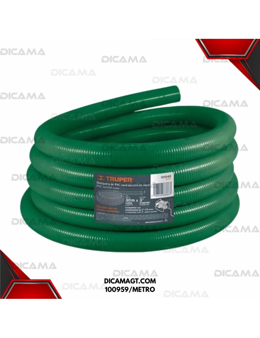 MANGUERA DE SUCCION 2 ROLLO X METRO TRUPER 100959/METRO