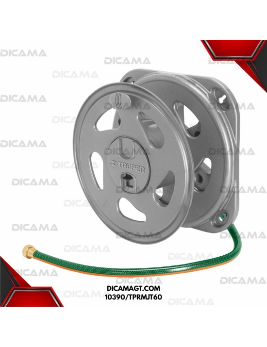 PORTA MANGUERA CON CAPACIDAD DE 50MTS TRUPER 10390/TPRMJT60