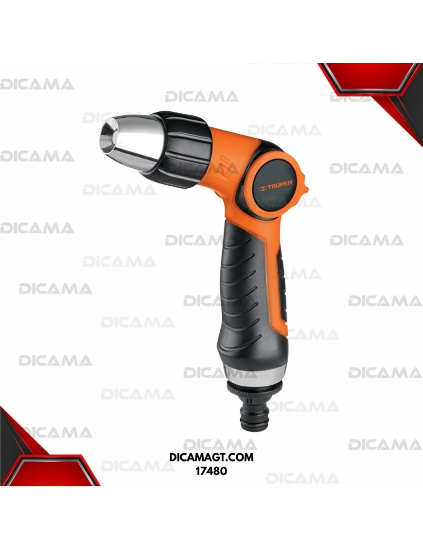 PISTOLA RIEGO METALICA 2 FUNCIONES TRUPER 17480