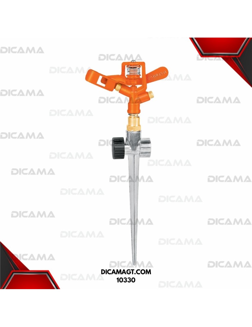 ASPERSOR METÁLICO DOS VIAS  ESTACA METALICA DE 11 TRUPER 10330
