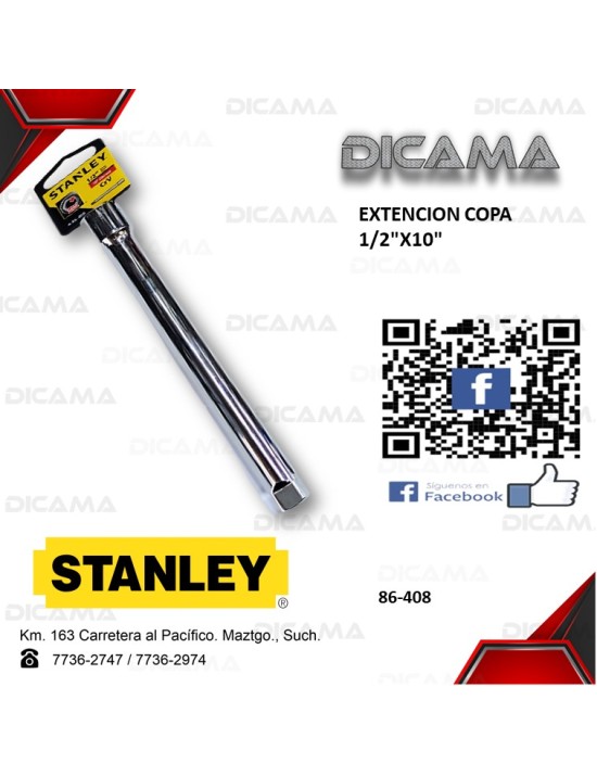 EXTENCION RAIZ 1/2 10"