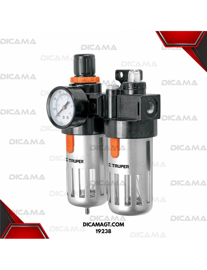 FILTRO DE LIMPIEZA Y LUBRICACION P/COMPRESOR 14NPT TRUPER 19238